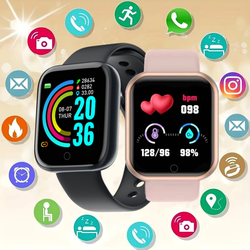 Watch Smart Y68 - Orologio da uomo Bracciale fitness elettronico