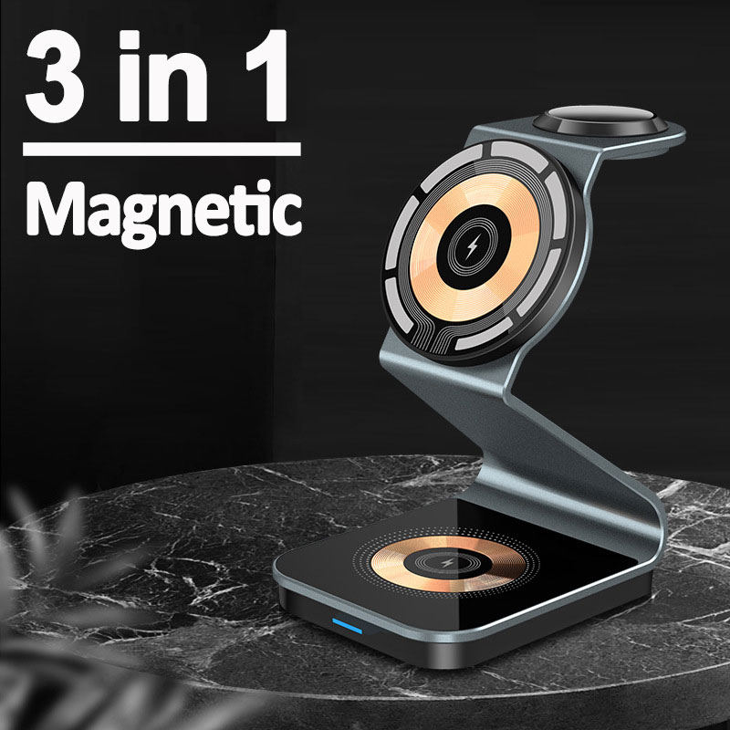 Smartwatch Watches Compatible With Iphone - Supporto per caricabatterie wireless magnetico trasparente
