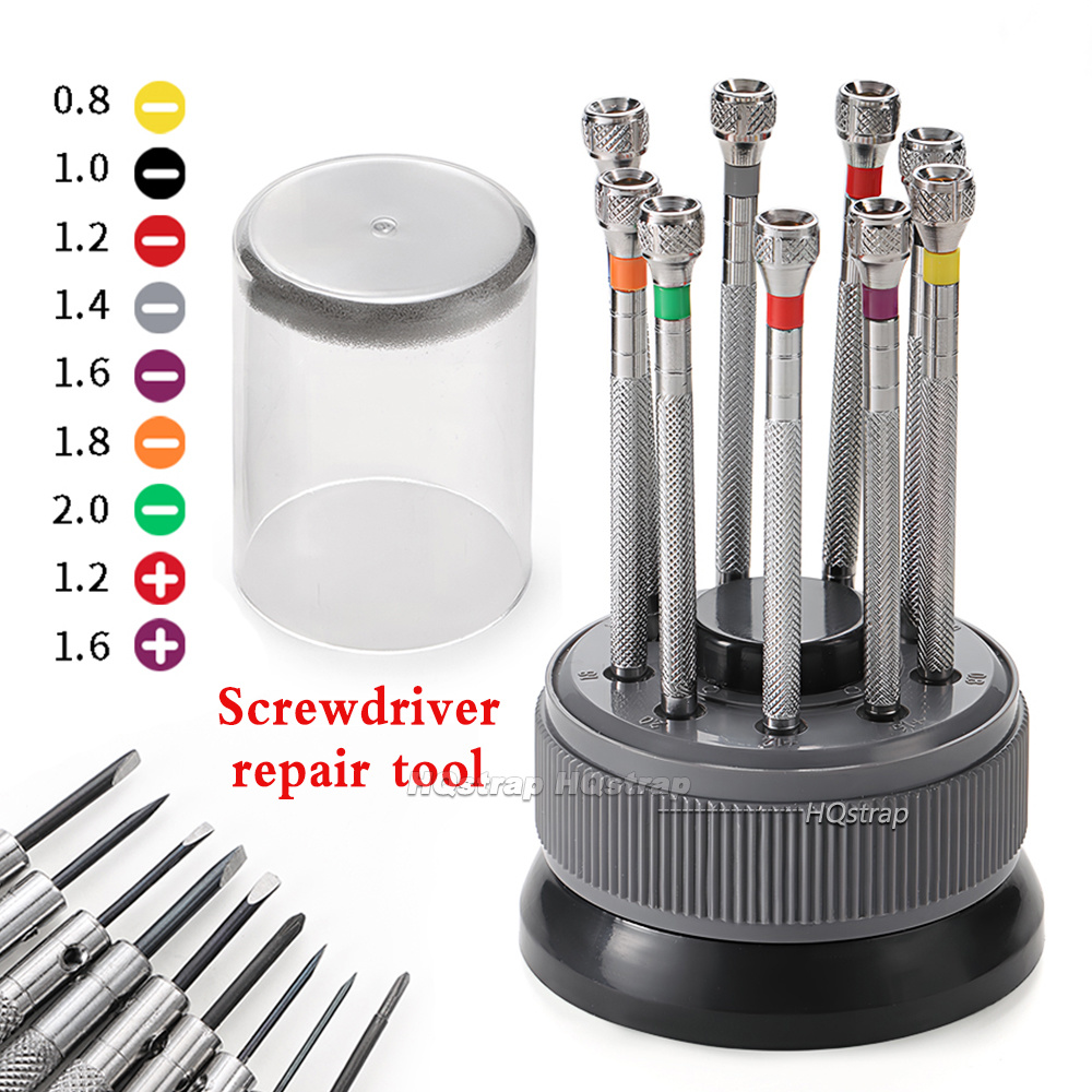 Watchmaker Screwdriver - Set di 9 Cacciaviti per Riparazione