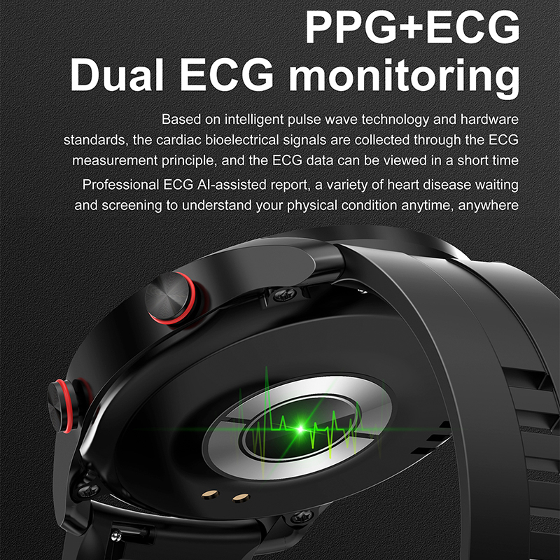 ECG + PPG Chiamata Bluetooth S - Smartwatch Health Watches For Men recensione e prezzo