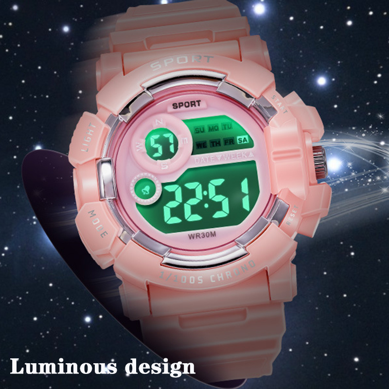 YIKAZE Orologi per bambini Mod - Smartwatch Digital Watches For Kid Boy With Alarm recensione e prezzo