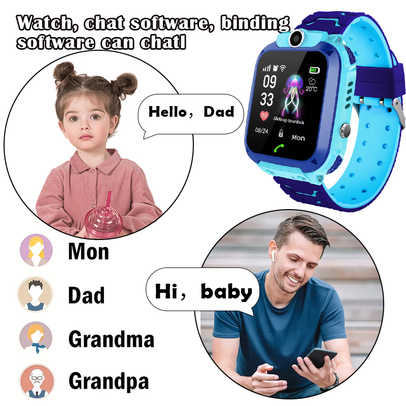 Q12B Smartwatch per Bambini co - Smartwatch Watches Gift For Boys With Gps recensione e prezzo