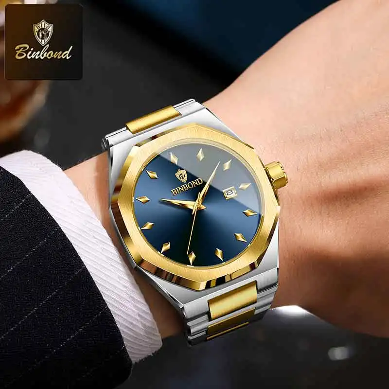 BINBOND Orologio al quarzo da  - Smartwatch Watches Brands For Men recensione e prezzo