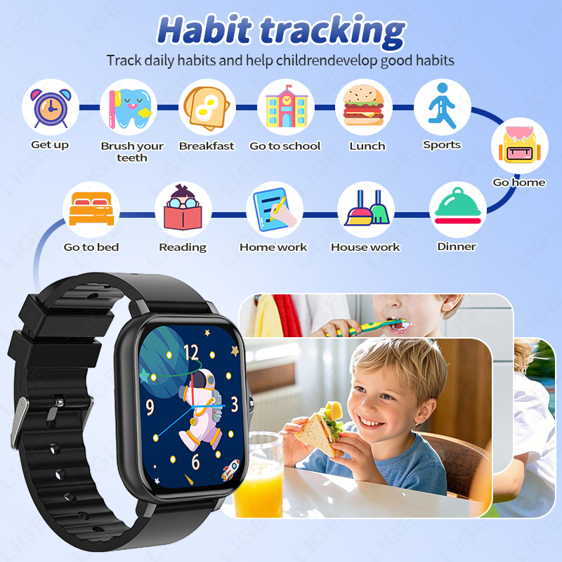 LIGE 2025 Audiobook Bambini Sm - Smartwatch Digital Watches For Kid Boy With Alarm recensione e prezzo