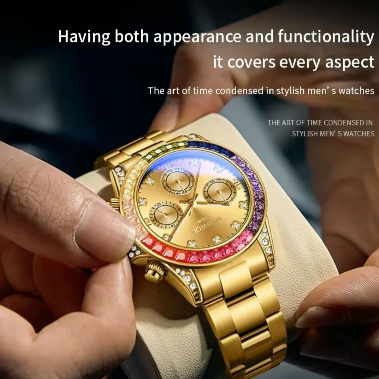 MOBWOL Nuovo Orologio da Uomo  - Smartwatch Luxury Watches recensione e prezzo