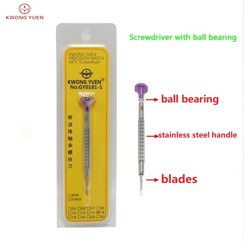 Kwong YUEN cacciaviti per orol - Watchmaker Screwdriver recensione e prezzo