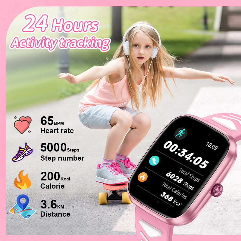 LIGE Nuovo Smartwatch Impermea - Smartwatch Digital Watches For Kid Boy With Alarm recensione e prezzo