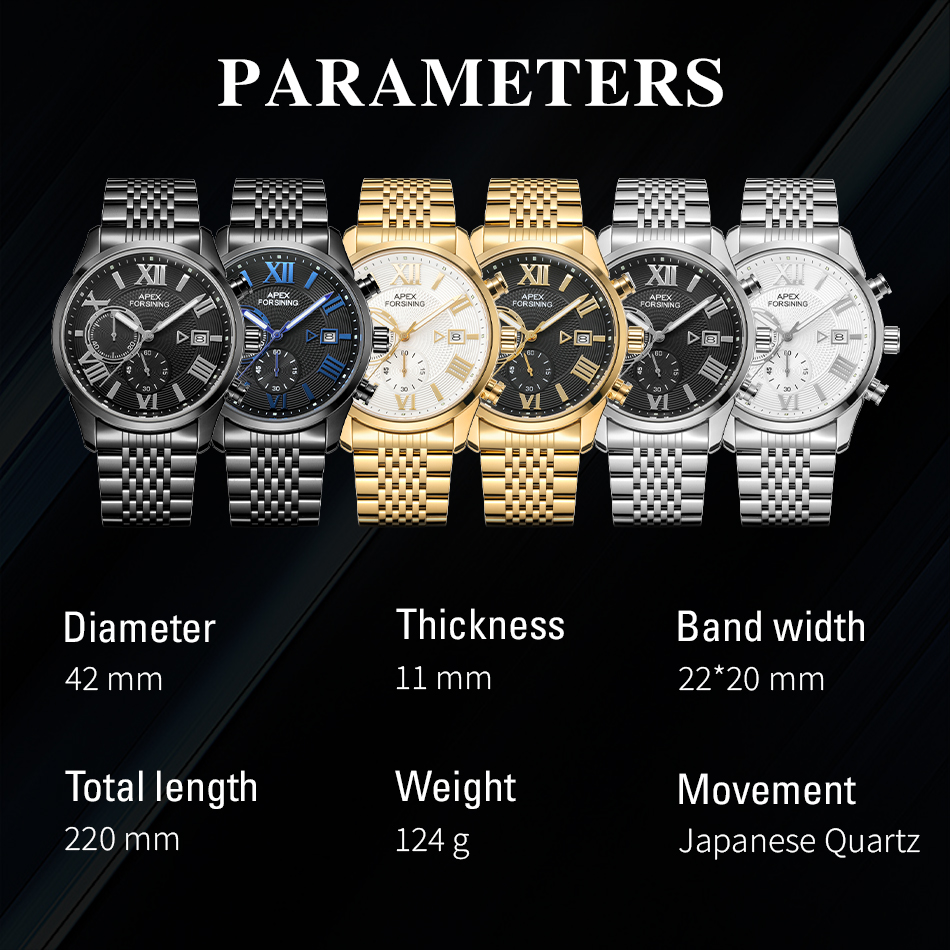 Forsining AF2502S Luxury Brand - Smartwatch Watches Brands For Men recensione e prezzo