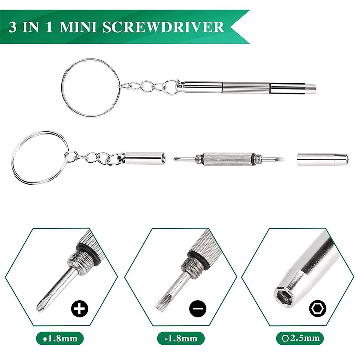1/2/10 pz Mini Cacciavite 3 in - Watchmaker Screwdriver recensione e prezzo