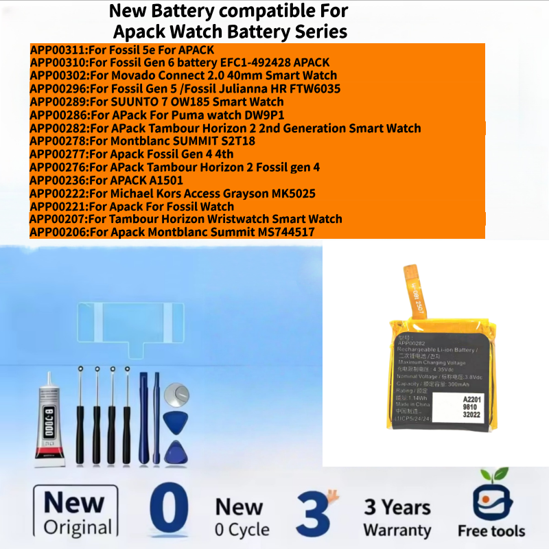 Nuova batteria compatibile per - Fossil Watches Smartwatch Gen 6 recensione e prezzo